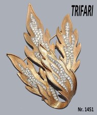 Trifari estrosa spilla usato  Ardea