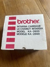 Brother ka2600 intarsia for sale  HUDDERSFIELD