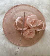 Peach facinator headband for sale  LEEDS