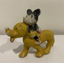 Mickey Mouse e Pluto *RARO* Estatueta Antiga Bisque Vintage Borgfeldt Disney, usado comprar usado  Enviando para Brazil