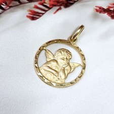 Pendentif médaille angelot d'occasion  Le Luc