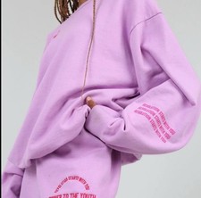 Conjunto Pacote The Mayfair Group Moletom e Shorts Lilás Power To The Youth M/G, usado comprar usado  Enviando para Brazil