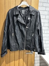 Ladies black pleather for sale  BARNSLEY