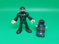 Imaginext Ninja Black Samurai Castle Warrior figura de brinquedo cinto azul com terno roxo comprar usado  Enviando para Brazil