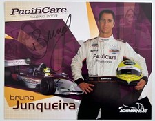 Usado, Autógrafo assinado à mão Bruno Junqueira Champ Car CART Indycar American Le Mans comprar usado  Enviando para Brazil
