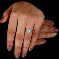 Anillo de bodas 2,32 quilates corte pera IGI certificado laboratorio creado..., usado comprar usado Anillo de bodas 2,32 quilates corte pera IGI certificado laboratorio creado..., usado comprar usado  Enviando para Brazil