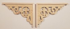 Pair wooden fleur for sale  Cumming