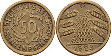 Deutsches reich rentenpfennig gebraucht kaufen  München