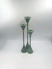 Trio 3 Bougeoir Diabolo Vintage Effet Bronze Années 80 Postmoderne dlg Memphis comprar usado  Enviando para Brazil