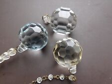 Antique crystal tassel d'occasion  Expédié en Belgium