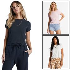 Usado, Camiseta premium para mujer Billabong Better Than Basic color liso segunda mano  Embacar hacia Argentina