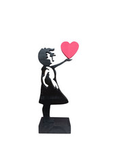 Banksy fille cœur d'occasion  Saint-Félix