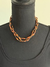 Colar Bead For Life 16” laranja multi-fios Uganda feito à mão papel reciclado comprar usado  Enviando para Brazil