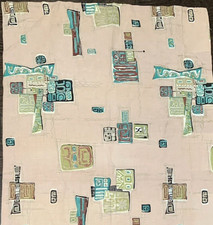 Vintage mcm barkcloth for sale  Westchester