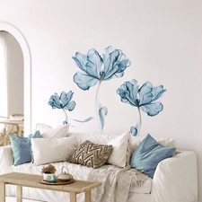 Grande blu fiori usato  Roma