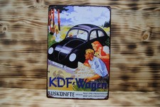 Blechschild kdf käfer gebraucht kaufen  Berlin