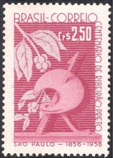 Brasil 1957 Cidade de Ribeirão Preto 100º/Grãos de Café/Natureza/Escultura 1v n44133 comprar usado  Enviando para Brazil