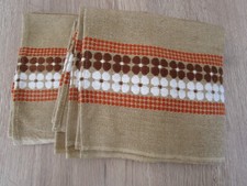 Serviettes vintage marron d'occasion  France