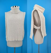 Colete Magali Pascal XS/S Fonda creme lã alpaca malha grossa comprar usado  Enviando para Brazil