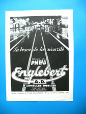 Englebert press advertisement d'occasion  Expédié en Belgium