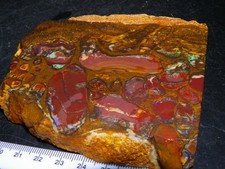 Niezwykły duży plaster opalu Koroit 1487cts Konglomerat / orzechy / wzór Niektóre pożary NR, używany na sprzedaż  Wysyłka do Poland