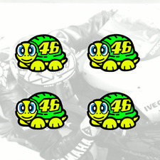 Adesivo viseira capacete Valentino Rossi tartaruga amarelo fluorescente 2019 > 46 comprar usado  Enviando para Brazil