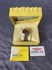 Relógio de mergulho masculino Invicta raro número modelo 3346 pulseira prata mostrador quartzo vermelho comprar usado  Enviando para Brazil