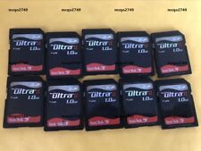 10 PIEZAS TARJETA DE MEMORIA SANDISK ULTRA II SD 1 GB TARJETA segunda mano  Embacar hacia Mexico