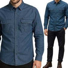 Camicia jeans uomo usato  Frattamaggiore