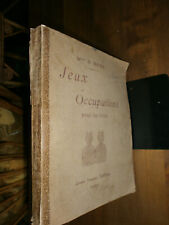 Jeux occupations 1915 d'occasion  Capendu