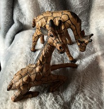 Pair leather giraffe for sale  ROSS-ON-WYE