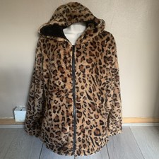 Womens leopard jacket for sale  BASINGSTOKE