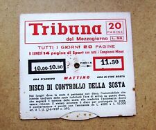 Disco orario tribuna usato  Messina