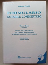 Formulario notarile commentato usato  Cagliari