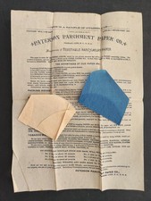 c.1900 antigo PAPEL PERGAMINHO PATERSON passaic nj amostras de PAPEL VEGETAL comprar usado c.1900 antigo PAPEL PERGAMINHO PATERSON passaic nj amostras de PAPEL VEGETAL comprar usado  Enviando para Brazil