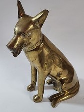 Vtg brass dog for sale  Tracys Landing