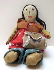 Navaho indígena? Boneca "pano" vintage década de 1940 ou 1950? comprar usado  Enviando para Brazil