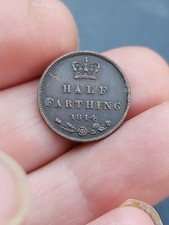 1844 half farthing for sale  SHEPTON MALLET