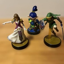 Conjunto de bonecos Zelda Link and Sheik Amiibo, alto detalhe, 7cm, 3 peças, colecionável comprar usado  Enviando para Brazil