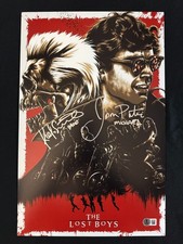 Kiefer Sutherland e Jason Patric assinaram The Lost Boys foto 11x17 com certificado de autenticidade Beckett comprar usado  Enviando para Brazil