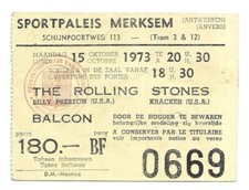 Rare concert ticket d'occasion  Expédié en Belgium