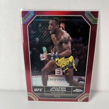 Usado, 2024 Topps Chrome UFC Jailton Almeida REFRATOR VERMELHO /5 SSP peso pesado comprar usado  Enviando para Brazil