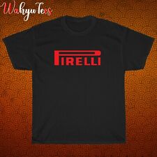 Nova Camiseta Unissex Pirelli Logotipo Pneu de Corrida Preto/Cinza/Marinho/Branco Tamanho P-5XL comprar usado  Enviando para Brazil