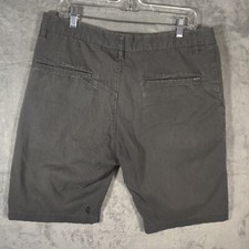Bermuda Volcom Masculina 34 Cinza Chino Verão Bolsos Casuais Skate, usado comprar usado  Enviando para Brazil