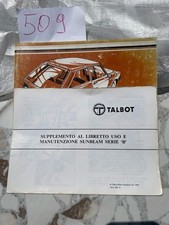 Libretto uso manutenzione usato  Sala Consilina