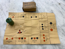 Brinquedo de folha de flandres vintage jogo de roleta de bolso "Baby Rolette" na caixa e completo c1930 comprar usado  Enviando para Brazil