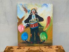 Tableau clown signé d'occasion  Montendre
