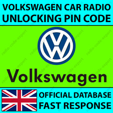 Volkswagen radio pin for sale  Shipping to Ireland