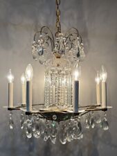 Vintage brass crystal for sale  Pottstown