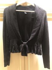 Strickjacke schwarz volants gebraucht kaufen  Wuppertal